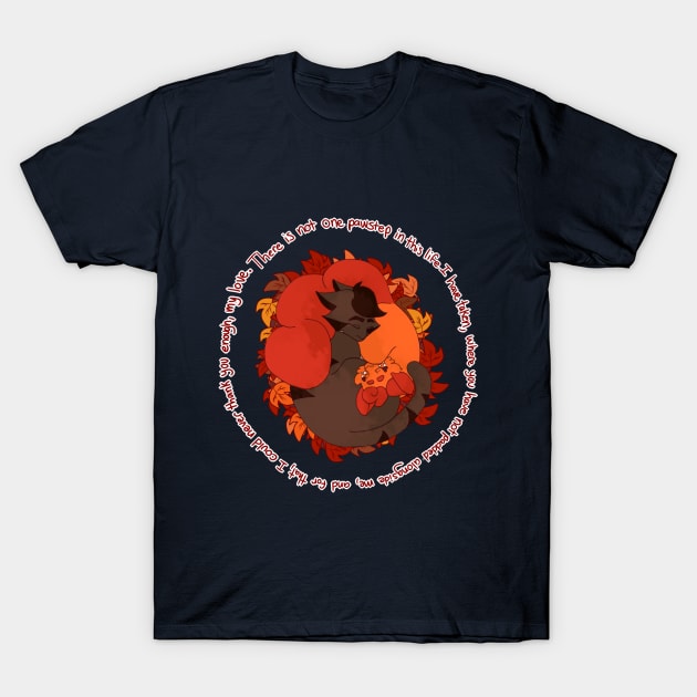 Squirrelflight and Bramblestar T-Shirt by 6luestar